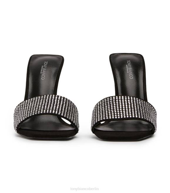 Stöckelschuhe| de Tony Bianco Frauen Naomi Heels klares Kristall/schwarzes Wildleder 4624146